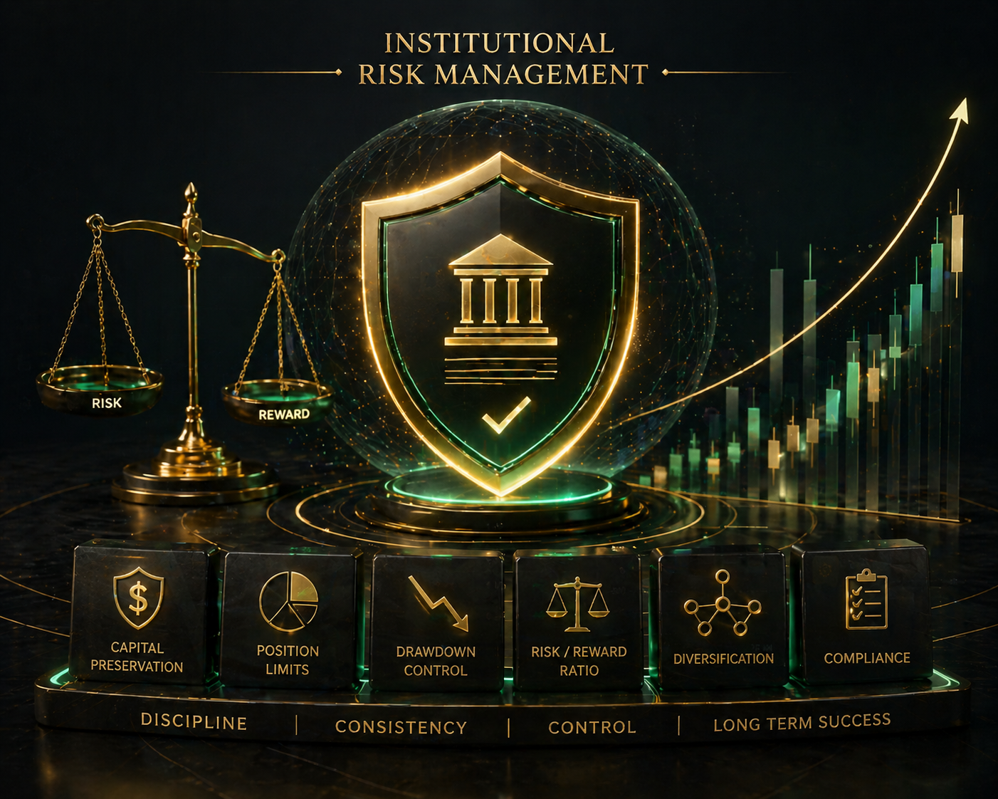 Institutional risk management framework for prop firm trading — .ONE% Capitals India
