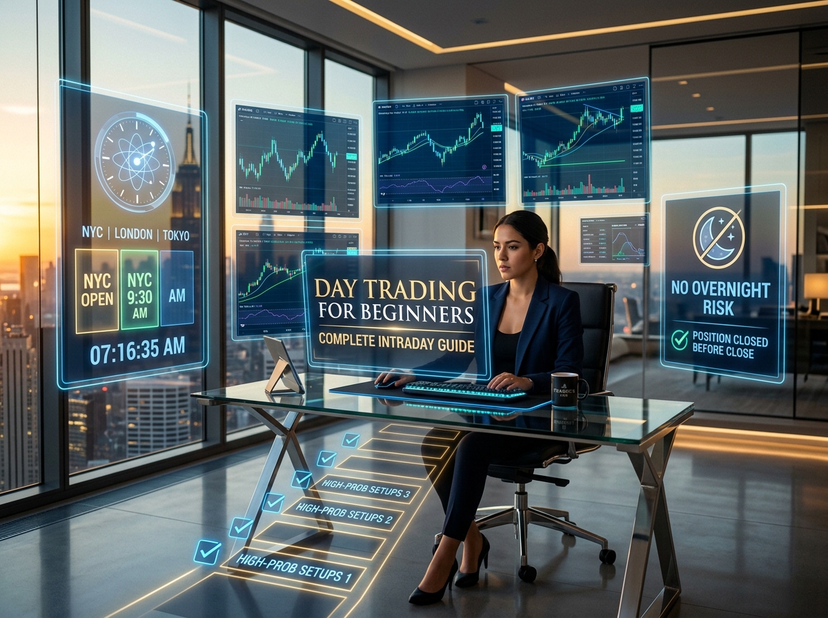 Day trading for beginners — complete intraday trading guide — .ONE% Capitals worldwide