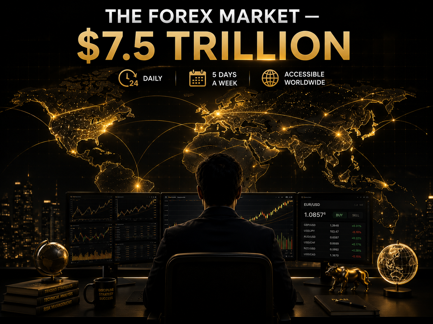 How the forex market works — currency trading explained for beginners worldwide — .ONE% Capitals